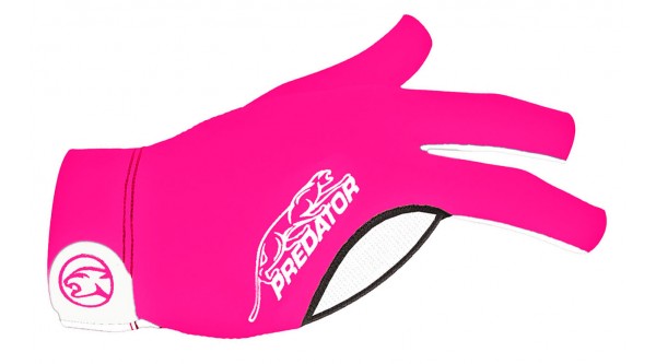 Billard Handschuh Predator Second-Skin, Pink/Weiß, SM-LXL, rechte Hand