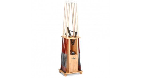 Brunswick HERITAGE Floor Cue Rack Natural Hickory