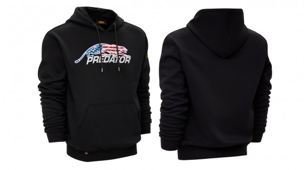 Kapuzenpullover Predator mit USA Predator Logo L - XXL