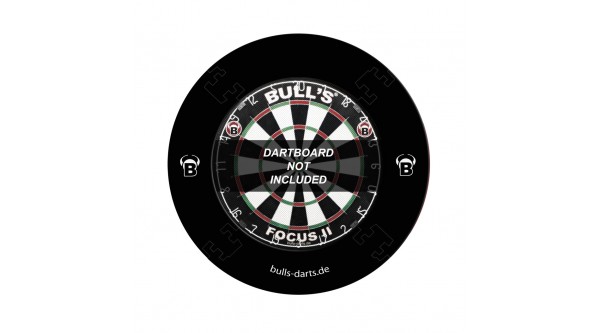BULL'S Quarterback EVA Dart Board Surround Schwarz