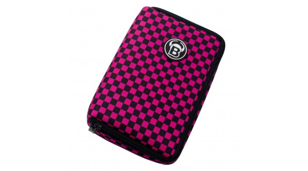 Darttasche BULL'S TP Premium Pink/Schwarz für 3 Pfeile Zubehör