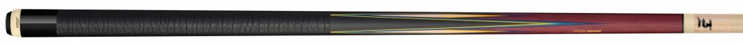 Pool Cue Predator 8 Point Sneaky Pete SP8 BC Purple Heart/Curly Points, Leather Wrap, 314-3 Shaft, Uni-Loc