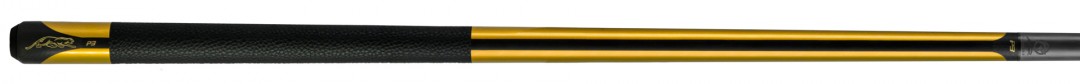 Billardqueue Predator P3 Gold Metallic, Revo Oberteil, LL Leather Luxe Griffband, Uni-Loc 