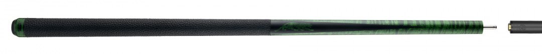 Pool Cue Predator SP2 Green Stained Curly Maple 2, Leather Wrap, Uni-Loc