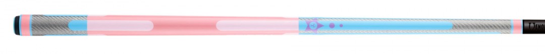 Poison Candy Sugar Billardqueue Pink/Hellblau, Venom Carbon-Oberteil 