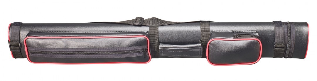 Queueköcher Oval 2/2 schwarz/rot mit Schultergurt 