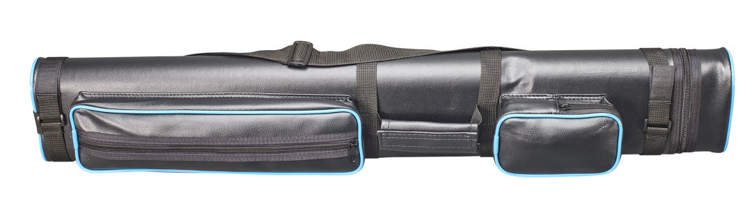Queueköcher Oval 2/4 Schwarz/Blau mit Schultergurt 
