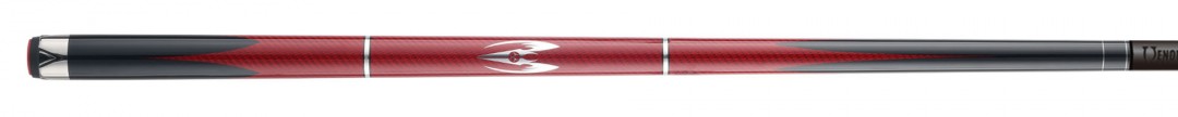 Poison Maelith Billardqueue Schwarz/Rot, Venom Carbon-Oberteil 