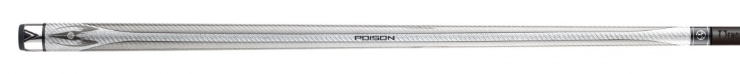 Poison Maelith Billardqueue Dunkelgrau/Hellgrau, Venom Carbon-Oberteil 