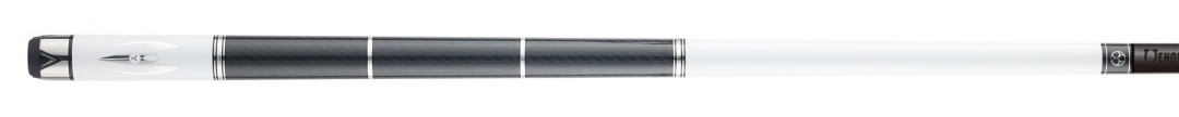 Poison Maelith Pool Cue White/Black, Venom Carbon Fiber Shaft