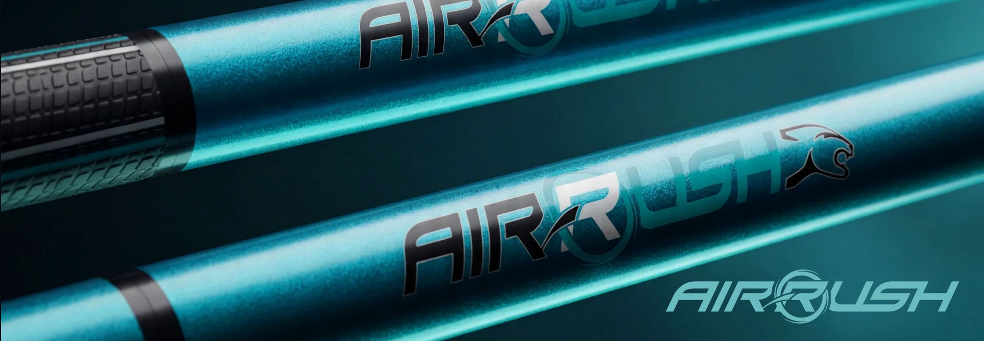 Banner AIR RUSH Teal Jump cues