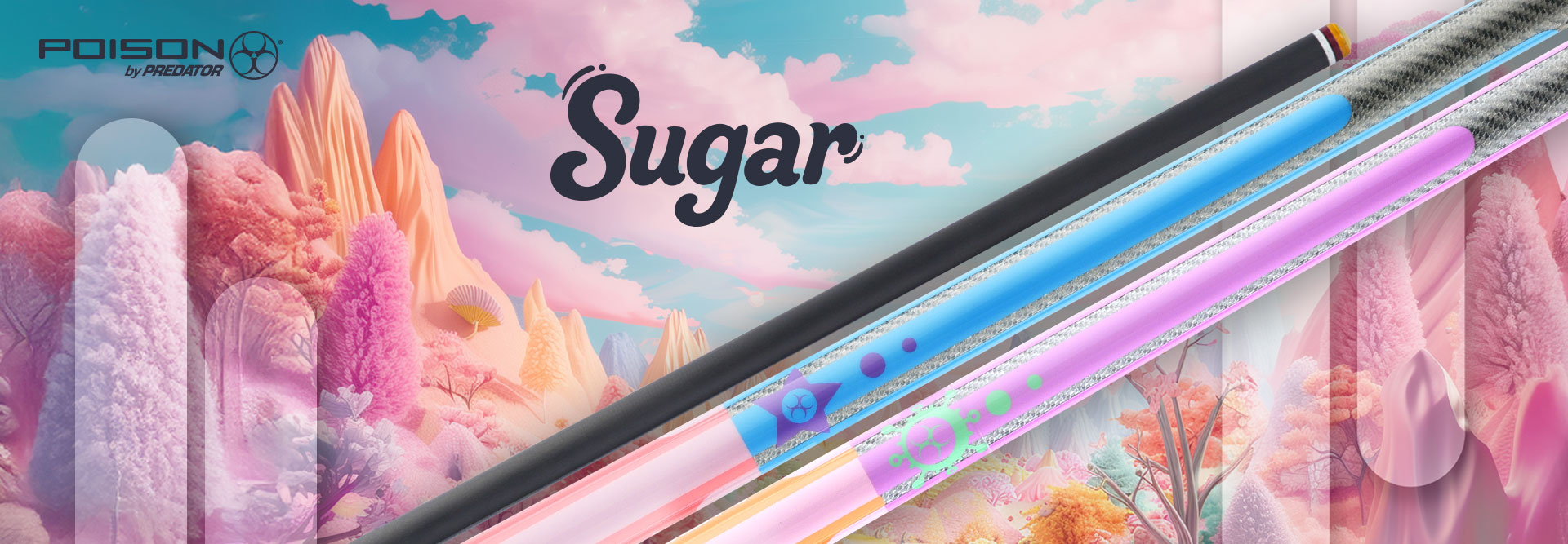 Banner Poison Sugar billardqueue serie