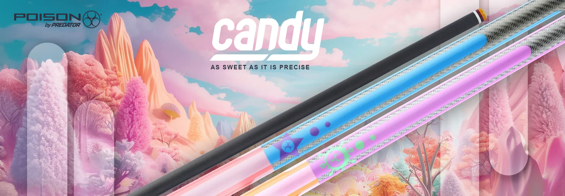 Banner Poison Sugar cue series
