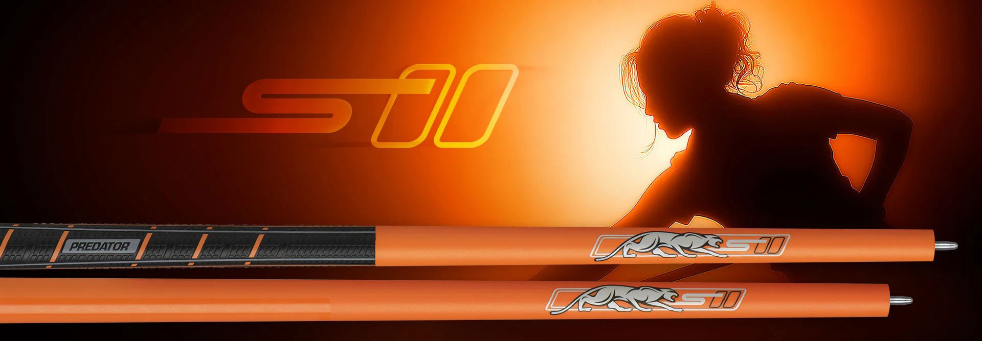 Banner Predator Sport 2 orange pool cues