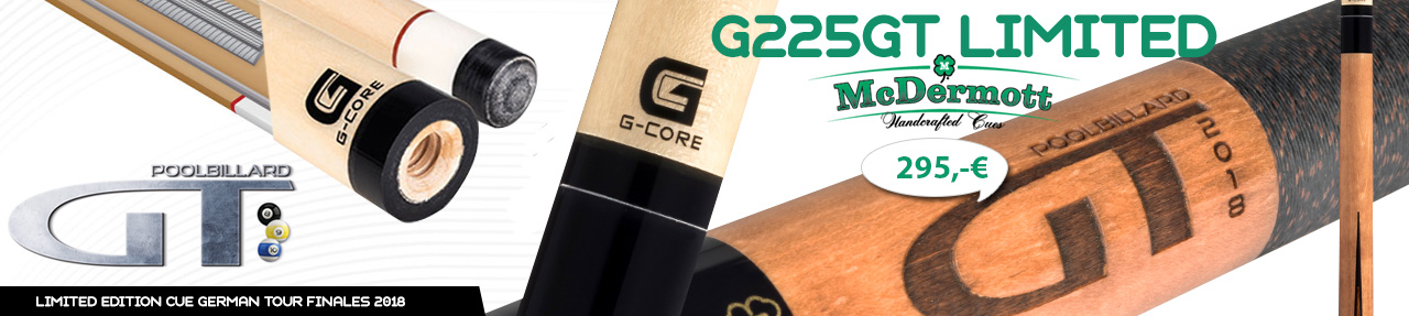 McDermott limited edition cue german tour 2018