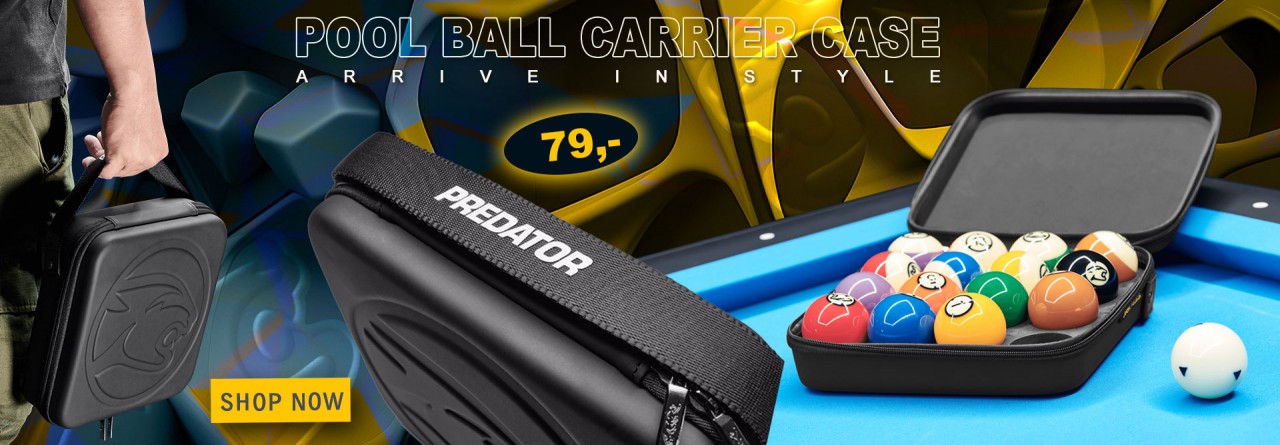 Banner Pool Ball Carrier case Predator en