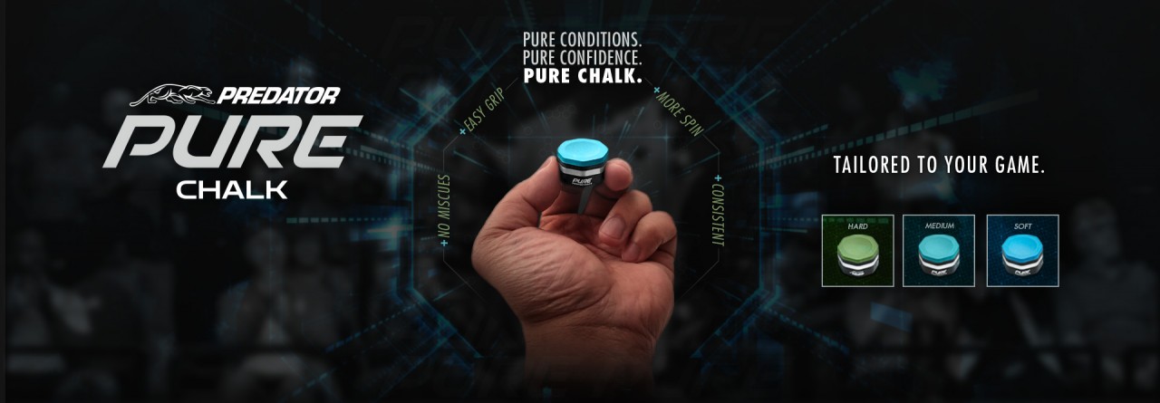Predator Pure Chalk billiard button en