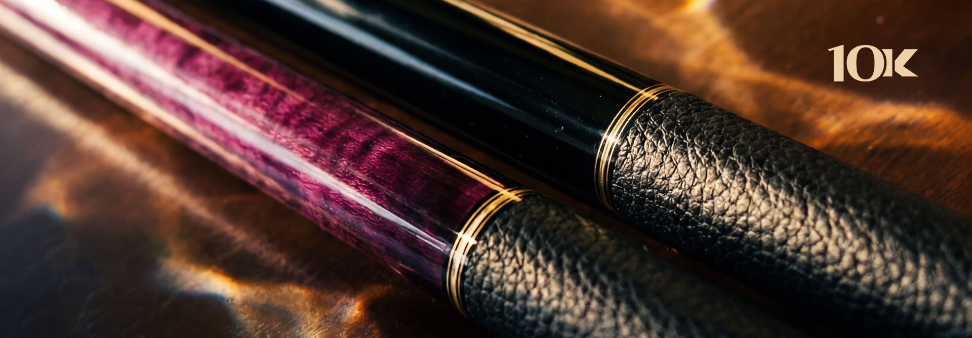 banner 10K Predator cues series blak purple