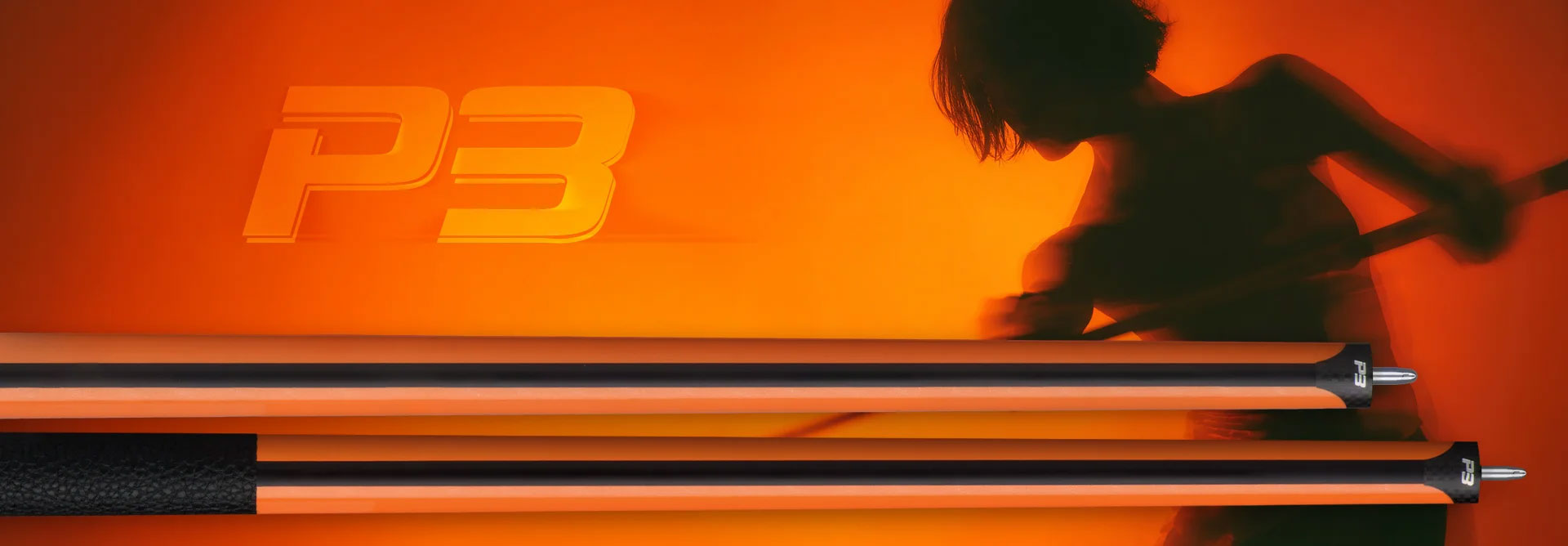 banner p3 billard queues flare orange